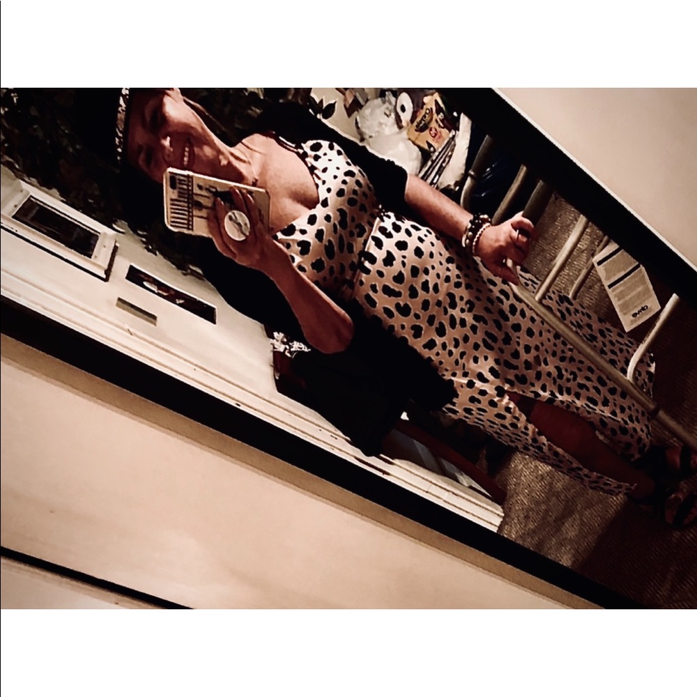 Cute little leopard slip dress